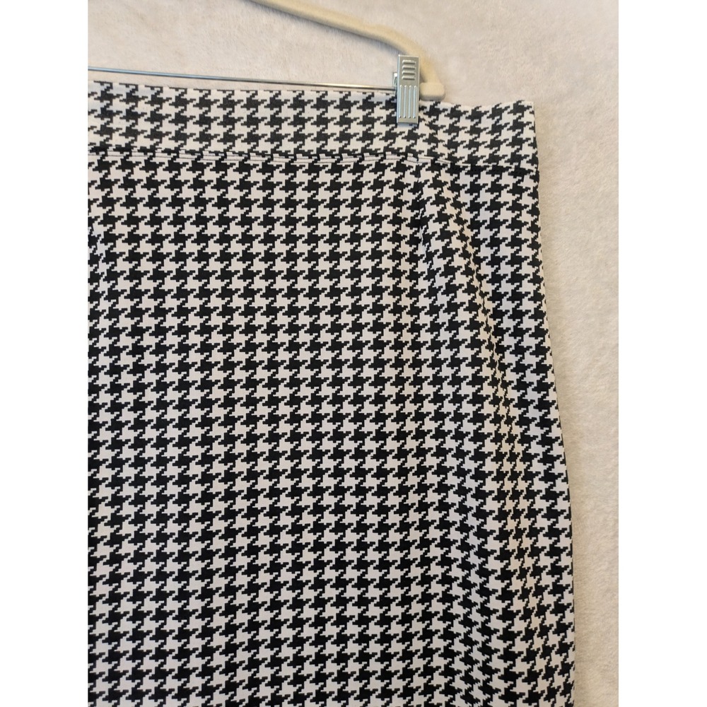 Sweet Salt Women's L/XL Black White‎ Houndstooth Pencil Skirt - Picture 4 of 7